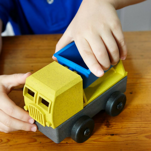 The cleverly named tipper truck has a bucket that holds stuff, and then you tip the bucket and the stuff spills out! If this doesn't sound like fun to you then you'r
