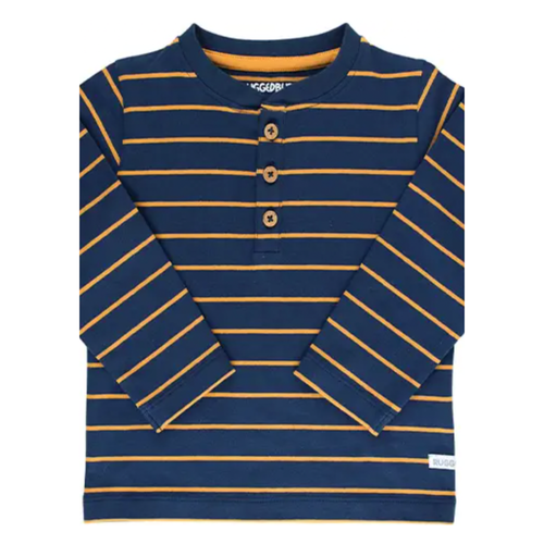 Created with comfort in mind, this long sleeve henley is perfect for days on the playground. The soft cotton knit makes it easy to layer with sweaters or coats. Pair