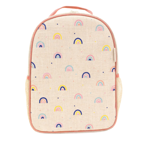 THE TODDLER BACKPACK BRINGS SOPHISTICATED STYLE TO THE LITTLES OF YOUR FAMILY! CHEERFUL AND BRIGHT, OUR NEO RAINBOW PRINT IS THE PERFECT REMINDER THAT EVEN OUR STORM