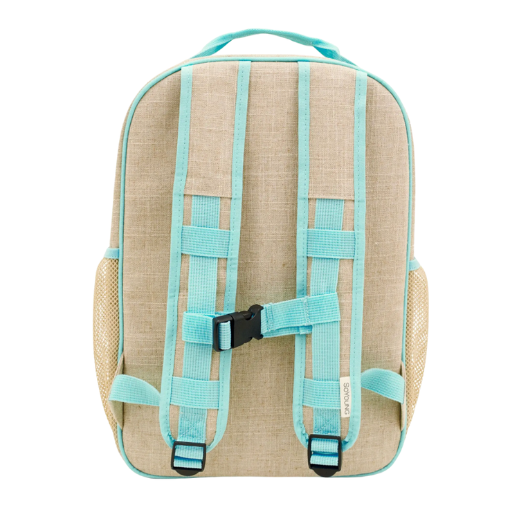 SPACIOUS, EASILY WASHED AND MADE-TO-LAST, OUR GRADE SCHOOL BACKPACK IS DESIGNED TO MAKE A STATEMENT!
From charming crustaceans to friendly fish, this band of underwa