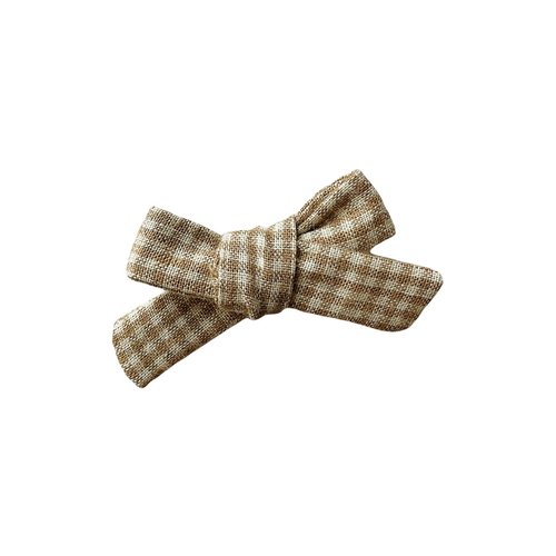 The perfect hair accessory for your precious little girl in our limited edition Moss Tiny Gingham color!
Due to the nature of how our Limited Edition fabrics are pur
